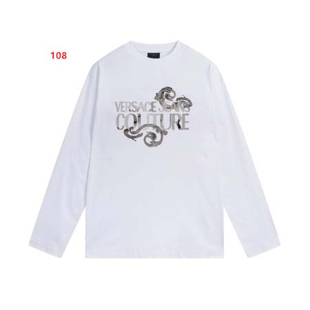 2024年7月30日早秋新品入荷ヴェルサーチ長袖 Tシャツ 108工場