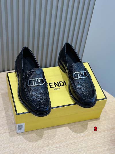 2024年9月29日早秋原版復刻新品入荷 FENDI 革靴3...