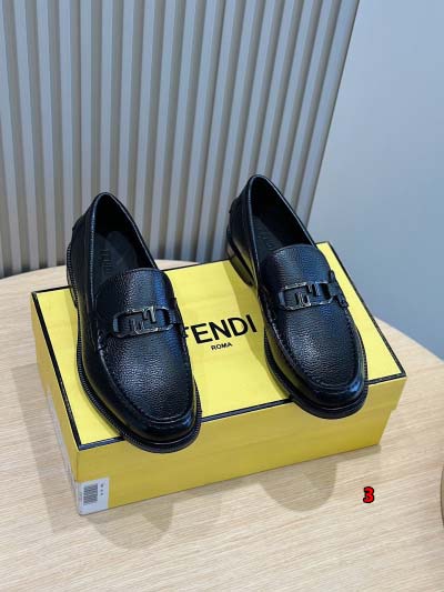 2024年9月29日早秋原版復刻新品入荷 FENDI 革靴3...