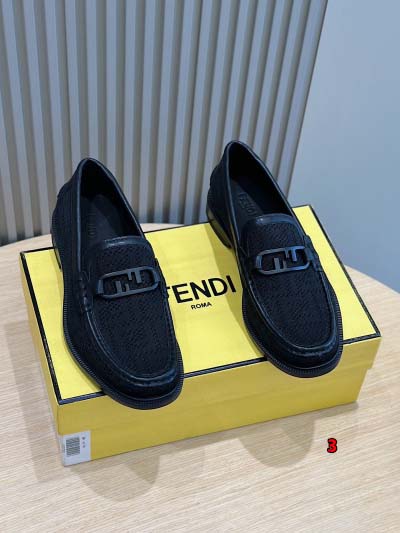 2024年9月29日早秋原版復刻新品入荷 FENDI 革靴3...