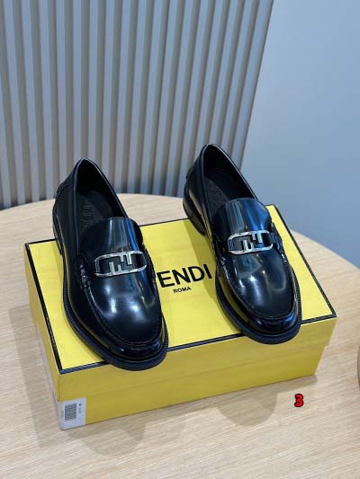 2024年9月29日早秋原版復刻新品入荷 FENDI 革靴3...