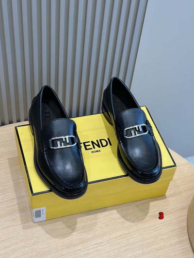 2024年9月29日早秋原版復刻新品入荷 FENDI 革靴3...