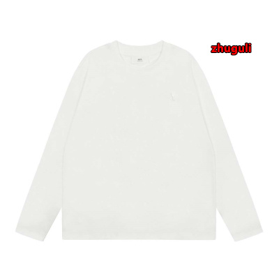 秋冬新品入荷 AMI長袖 Tシャツ  ZHUGULI工場