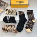 2024年秋冬新品人気 FENDI 靴下一箱5足セット