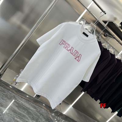 2025年新作春夏 PRADA  半袖 Tシャツ 綿  boch工場