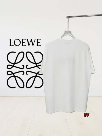 2025年新作早春 LOEWE 半袖 Tシャツ 綿 男女兼用  FF工場 S-XL