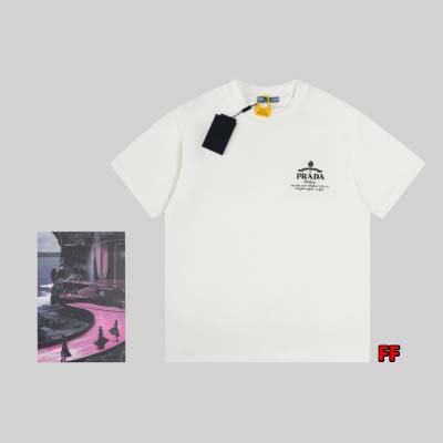 2025年高品質 新品春夏PRADA  半袖Tシャツ 綿 T...