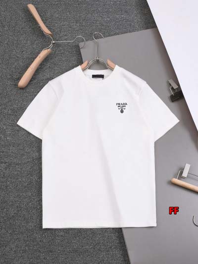 2025年高品質 新品春夏PRADA  半袖Tシャツ 綿 T...