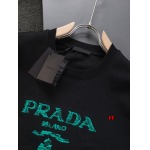 2025年新品春夏PRADA  半袖Tシャツ 綿 Tシャツ 男女兼用 HUAREN工場