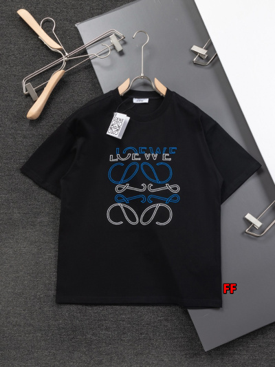 2025年新品春夏LOEWE 半袖Tシャツ 綿 Tシャツ 男...