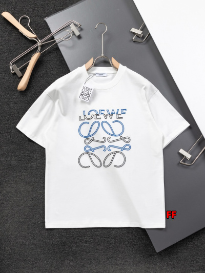 2025年新品春夏LOEWE 半袖Tシャツ 綿 Tシャツ 男...