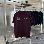 2025年新作春夏 バレンシアガ 半袖 Tシャツ 綿  boch工場