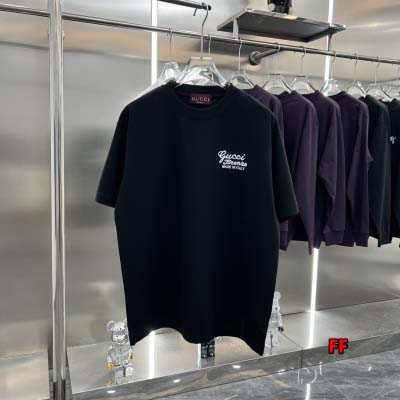 2025年新作春夏 グッチ半袖 Tシャツ 綿  boch工場