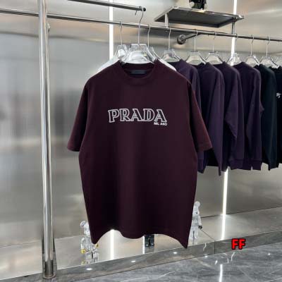 2025年新作春夏  PRADA 半袖 Tシャツ 綿  bo...