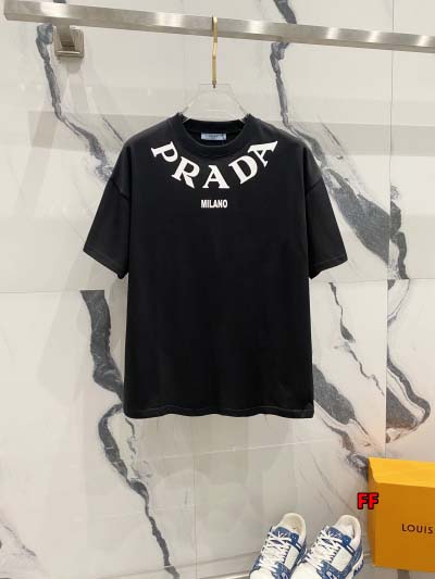 2025年新作春夏 PRADA半袖 Tシャツ 綿  boch...