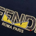 2025年新作早春 FENDI 半袖 Tシャツ 綿 男女兼用  FF工場