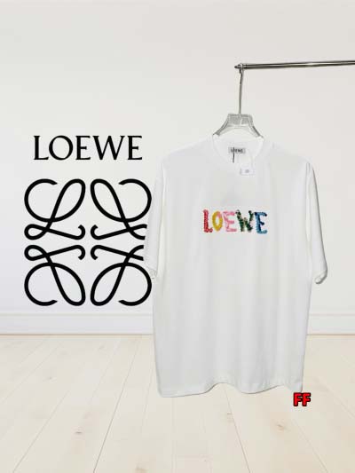 2025年新作早春 LOEWE 半袖 Tシャツ 綿 男女兼用...