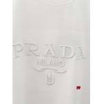 2025年新作早春PRADA 半袖 Tシャツ 綿 男女兼用  FF工場 S-XL