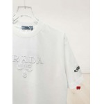 2025年新作早春PRADA 半袖 Tシャツ 綿 男女兼用  FF工場 S-XL