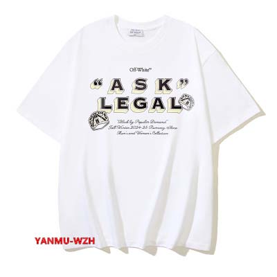 2025年1月15日春夏新品入荷OFF WHITE 半袖 Tシャツ yanmu 工場