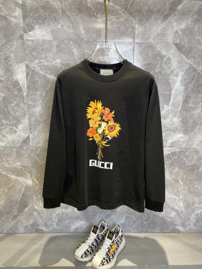 2025年2月16日高品質新品Gucci春秋長袖 Tシャツ   dtai 工場