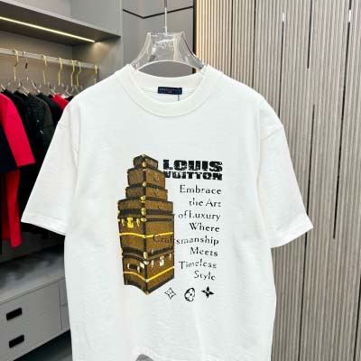 2025年2月20日高品質新品Louis Vuitton半袖Tシャツ  FF工場