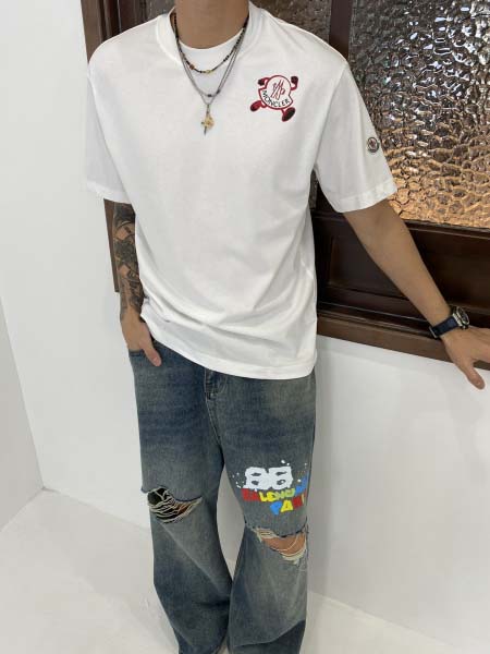 2025年4月19日入荷新作Moncler半袖Tシャツ 超厳...