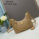 2025年4月27日入荷新作 1BH404手提款nylon Hobo   型番：1BH404SIZE:22XX18x底6.5cm  /XX工場