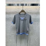 2025年4月30日入荷春夏新作Chanelニット半袖Tシャツ can工場