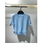 2025年4月30日入荷春夏新作Chanelニット半袖 Tシャツ can工場