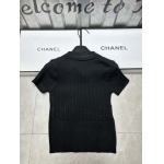 2025年4月30日入荷春夏新作miumiu斜め肩 ニット半袖 Tシャツ  can工場