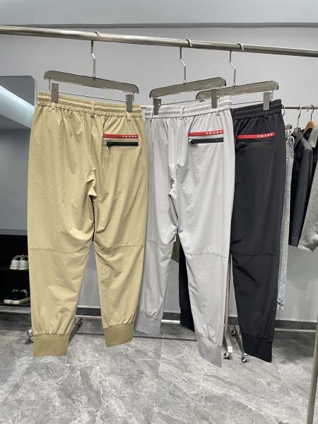 2025年5月20日入荷新作PRADAスウェットパンツ  原版复刻高級品香港の会社超厳選★入手困難/誕生日プレゼント/yinx工場M-XXXL