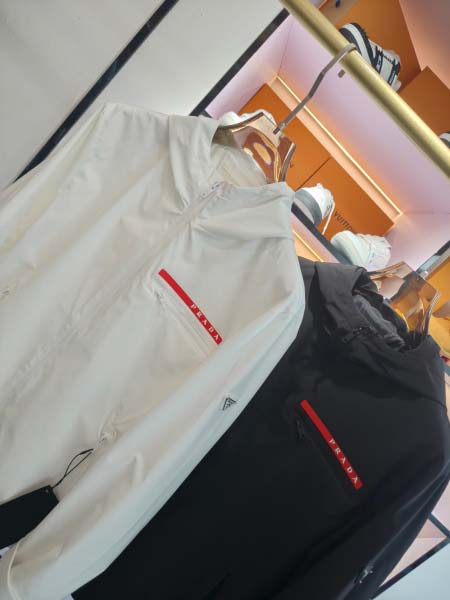2025年5月22日入荷新作Prada春秋ジャケット 原版复刻高級品香港の会社超厳選★入手困難/誕生日プレゼント/yinx工場