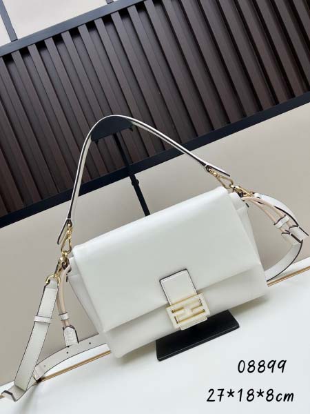 2025年5月28日入荷新作  Fendi  SIZE:26.5X18X8.5Cm  お安い/人気/本革 バッグ/XX工場