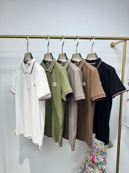 2025年5月21日入荷新作MONCLER半袖ポロシャツ 原...