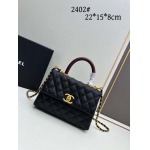 2025年5月29日入荷新作   Chanel  coco handle  Coco  SIZE22x15x8 お安い/人気/革/バッグ/XX工場