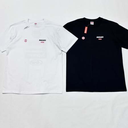 2025年6月13日入荷新作SUPREME X DUCATI SS24  LOGO TEE T  S-XL    誕生日プレゼント/男女兼用/高品質/正規品と同じ人気/16工場