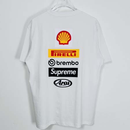 2025年6月13日入荷新作SUPREME X DUCATI SS24  LOGO TEE T  S-XL    誕生日プレゼント/男女兼用/高品質/正規品と同じ人気/16工場