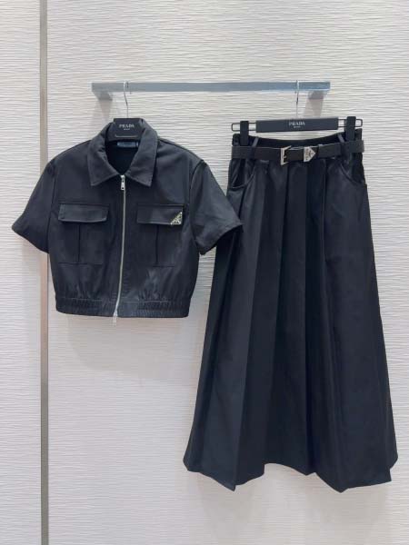 2025年6月10日入荷春夏新作Pradaセット上下ファッション/誕生日プレゼント/贈り物 can工場