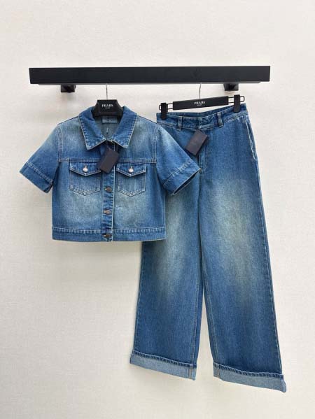 2025年6月12日入荷春夏新作Pradaセット上下ファッシ...