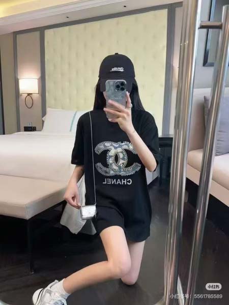 2025年6月12日入荷春夏新作Chanel半袖 Tファッシ...