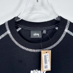 2025年6月13日入荷新作STUSSY SS24 WAVE COTTON CREW TEE  T  S-XL  240誕生日プレゼント/男女兼用/高品質/正規品と同じ人気/16工場