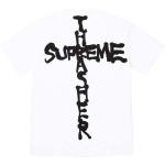 2025年6月13日入荷新作 T SUPREME X THRASHER  FW24 CROSS TEE S-XL誕生日プレゼント/男女兼用/高品質/正規品と同じ人気/16工場