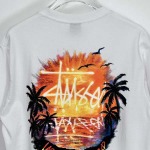 2025年6月14日入荷新作STUSSY SS24 SUNSET TEE T S-XL  誕生日プレゼント/男女兼用/高品質/正規品と同じ人気/16工場