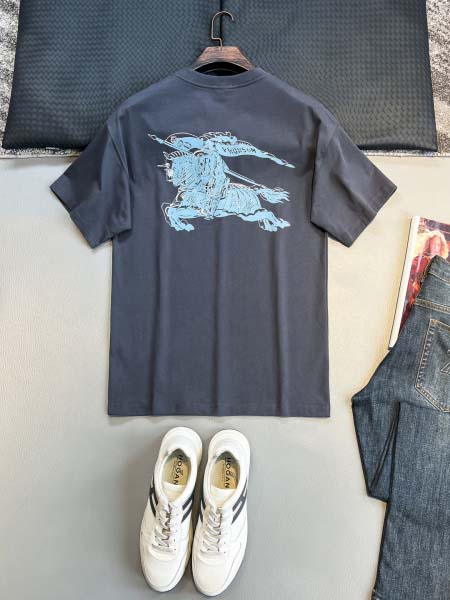 2025年7月1日入荷新作Burberry半袖Tシャツ 高级品超厳選★入手困難/誕生日プレゼント/MF工場