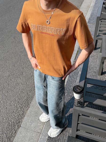 2025年7月1日入荷新作Burberry半袖Tシャツ 高级品超厳選★入手困難/誕生日プレゼント/MF工場