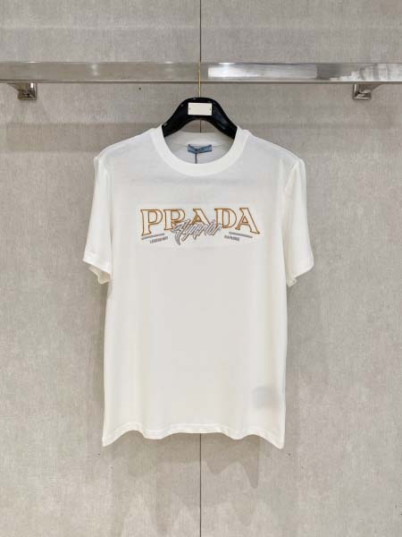 2025年7月1日入荷新作Prada半袖Tシャツ 高级品超厳...