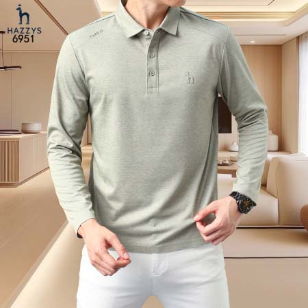 2025年9月23日入荷新作HAZZYS長袖ポロ 秋物 冬物高品質人気商品/LM工場