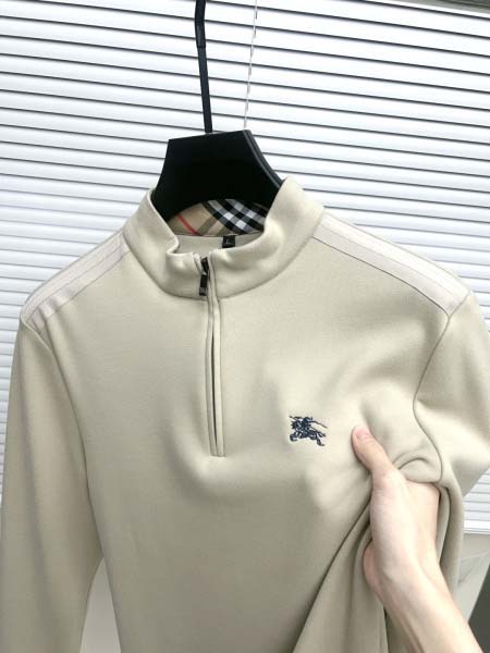 2025年9月23日入荷秋冬新作Burberry 長袖ポロウォームシャツ 長袖ポロ 秋物 冬物高品質人気商品/LM工場