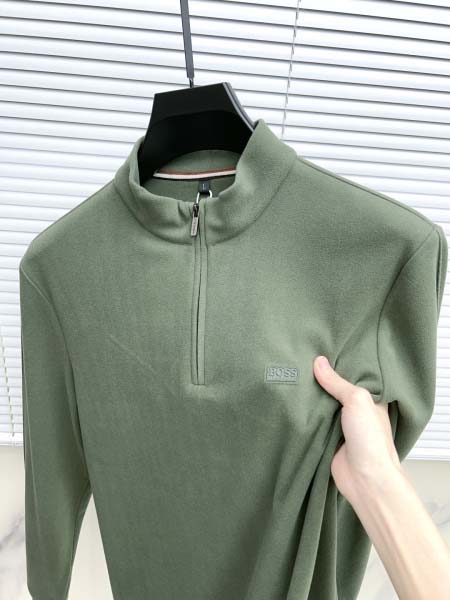 2025年9月23日入荷秋冬新作BOSS長袖ポロウォームシャツ 秋物 冬物高品質人気商品/LM工場